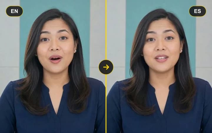 AI Video Dubbing Tool example
